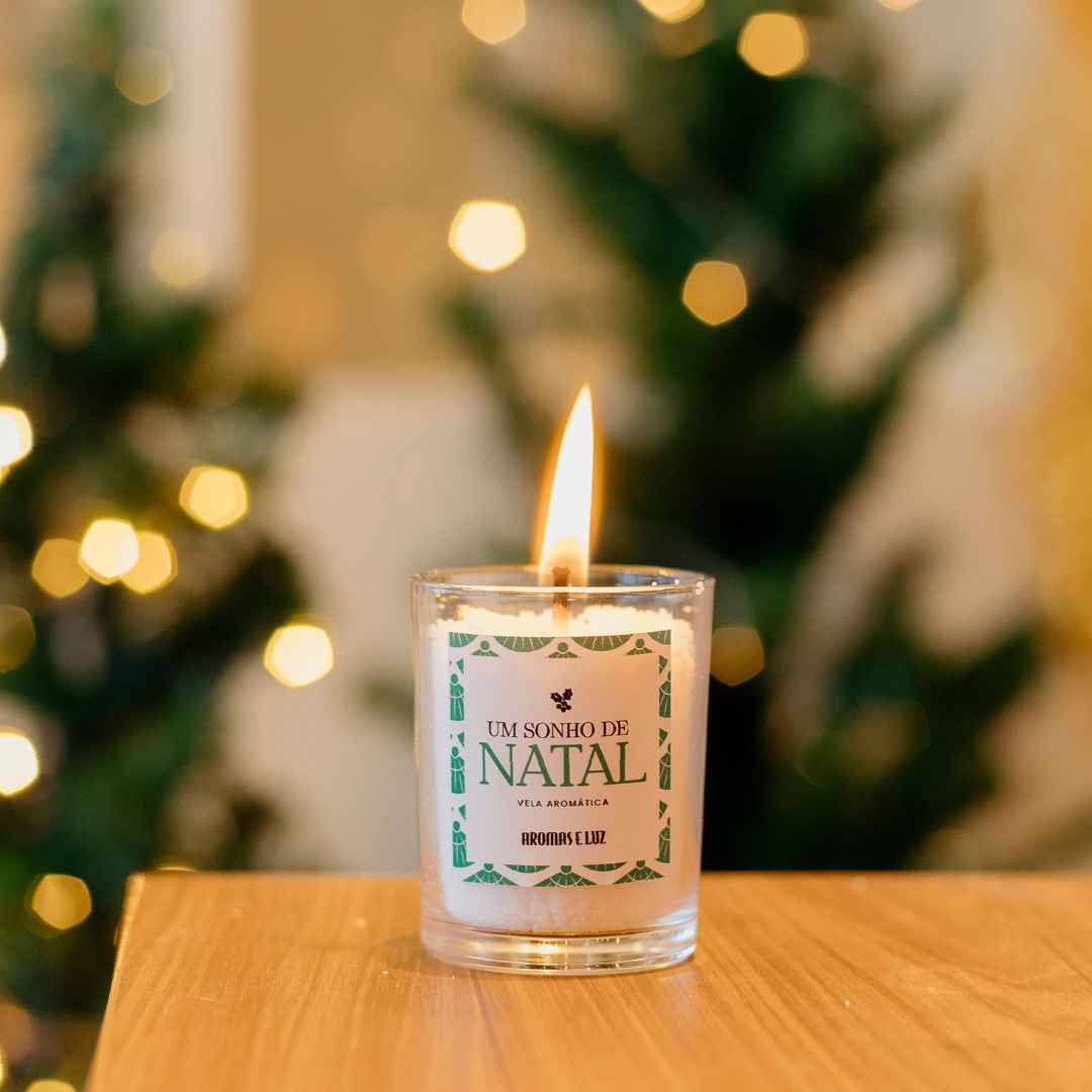 Vela Um Sonho de Natal - 100% Cera de Palma