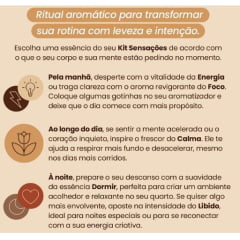 Kit 5 Essências Sensações 10ml cada - Edição Especial com Brindes - Estoque Limitado