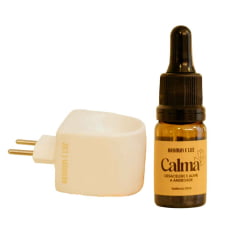 Kit Aromatizador Elétrico de porcelana + Essência Calma 10ml