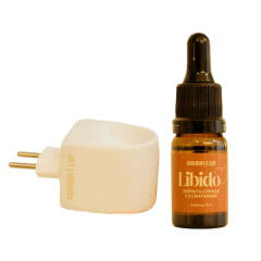 Kit Aromatizador Elétrico de porcelana + Essência Libido 10ml