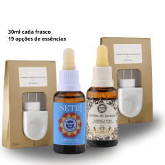 Monte seu Kit 2 Essências + 2 Aromatizadores Elétricos