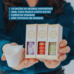 Monte seu Kit 3 Essências 30ml cada + Aromatizador Elétrico