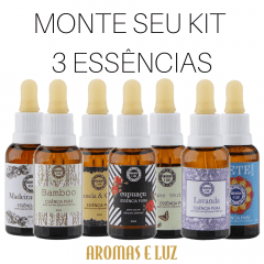 Monte seu Kit 3 Essências 30ml cada