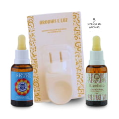 Monte um conjunto Aromatizador Elétrico mais 2 Essências