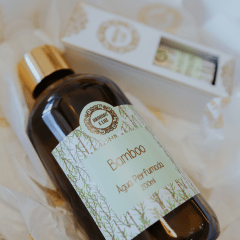 Kit Presente Água Perfumada Bamboo + Essência Bamboo
