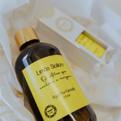 Kit Presente Água Perfumada Limão Siciliano + Essência Limão Siciliano